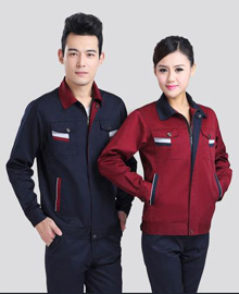 滌棉長(zhǎng)袖工作服定做
