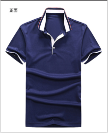 藏藍(lán)色T恤定做