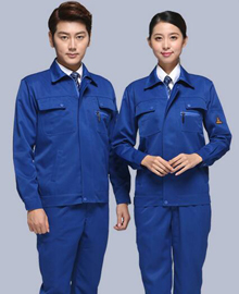 春秋藍(lán)色長(zhǎng)袖防靜電工作服
