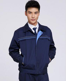 黑色滌棉工作服