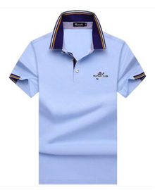 淺藍(lán)色T恤衫款式圖