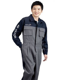 北京現(xiàn)代連體工作服圖片