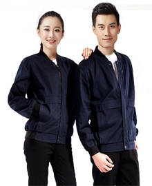 春秋時(shí)尚款員工工作服款式