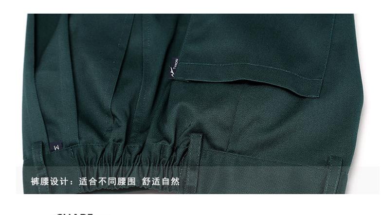 春秋長袖工作服定做款式圖片(圖4) 工作服褲腰設計圖片