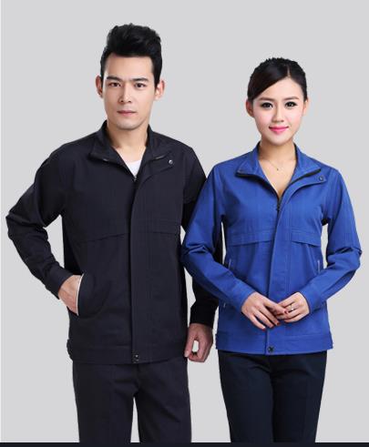 春秋純棉工作服套裝(圖3) 純棉工服展示