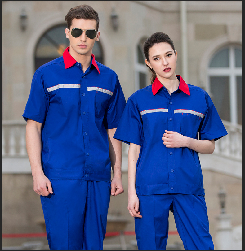 夏季藍色工作服(圖2) 夏季藍色工作服(圖2)