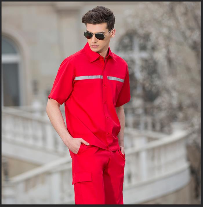 夏季防靜電服訂做(圖1) 夏季防靜電工作服