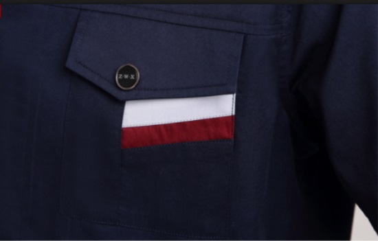 CVC細斜紋短袖工作服款式圖片(圖5) CVC細斜紋短袖工作服款式圖片(圖5)