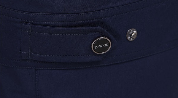 夏季滌棉工作服款式圖片(圖4) 夏季工作服下擺細節(jié)圖