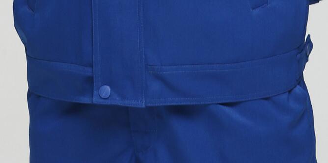 秋季工作服下擺雙明線