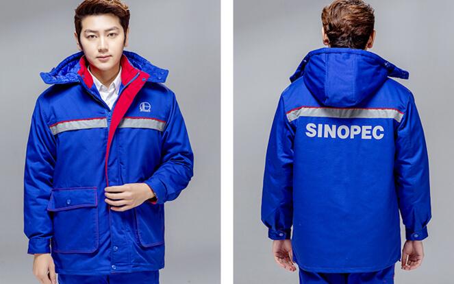 冬季工作服背面展示圖片