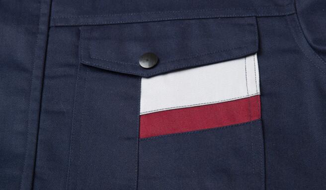 滌棉工作服廠家(圖5) 工作服口袋