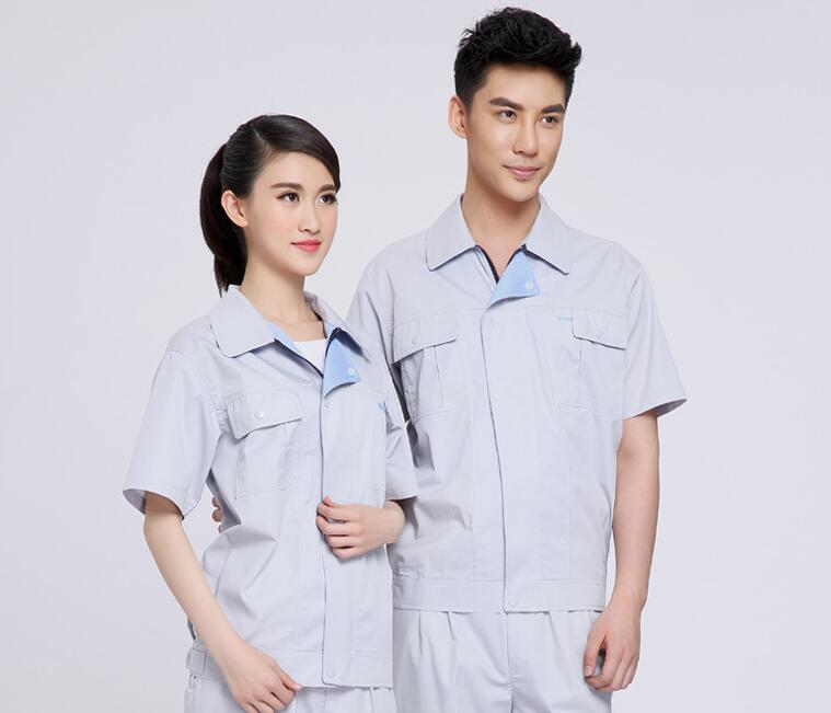 夏季員工訂做工作服款式圖片(圖1) 夏季工作服款式圖片