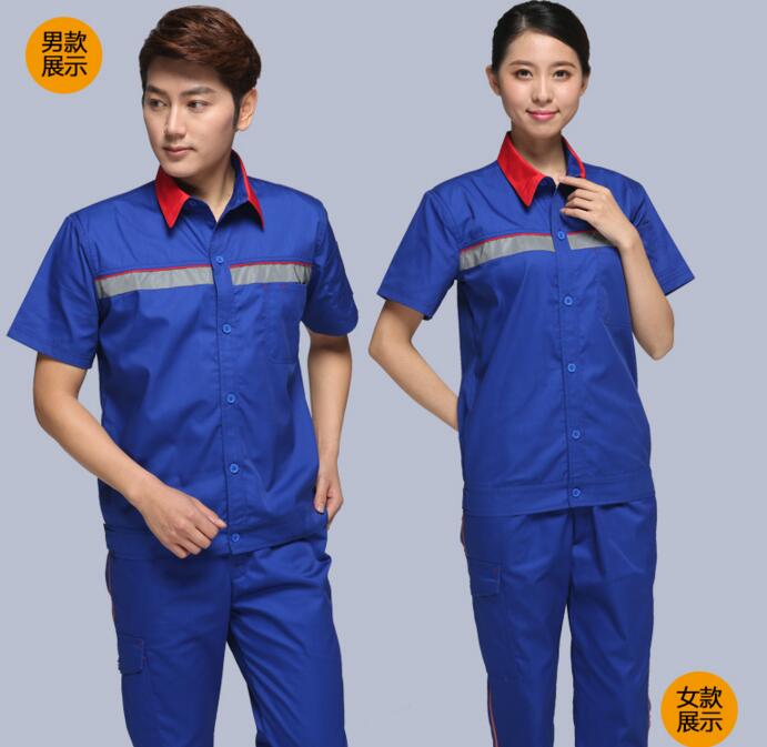 夏季工服定制(圖2) 夏季工服反光條設計