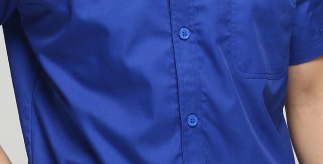 夏季工服定制(圖3) 夏季工作服紐扣