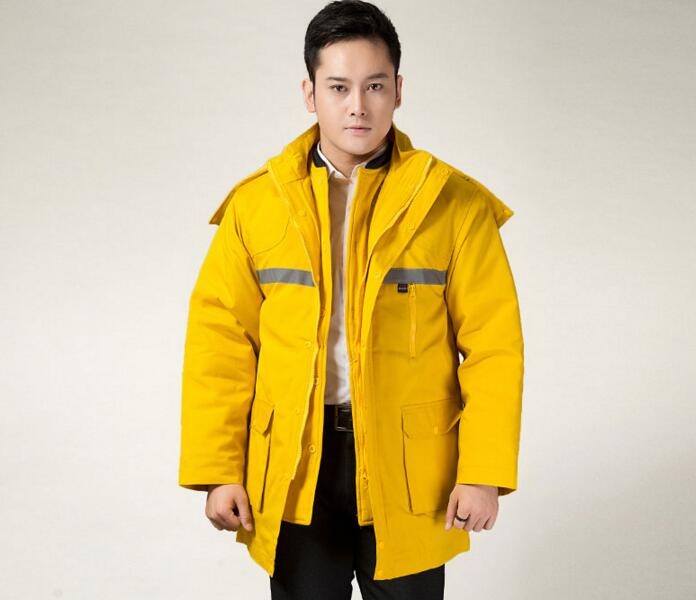 藏藍(lán)色棉衣工作服(圖2) 棉衣工作服2