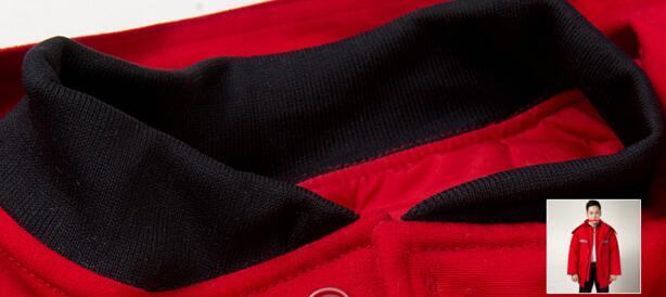 藏藍(lán)色棉衣工作服(圖4) 工作服領(lǐng)口