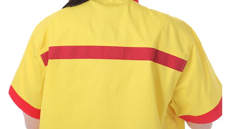 防靜電服定做,防靜電工作服(圖5) 防靜電服背面