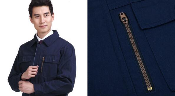 經典純棉長袖工作服廠家定做(圖2) 純棉工作服2