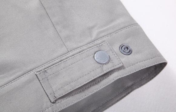 春秋全棉工作服定制(圖7) 全棉工作服下擺工藝