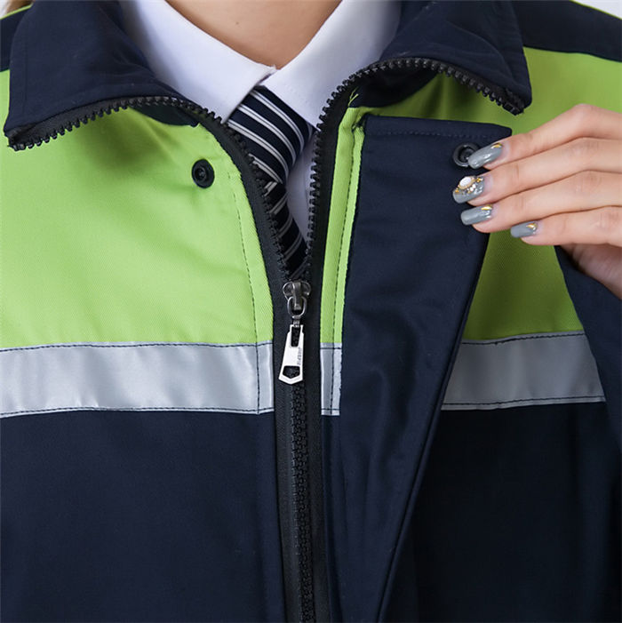 冬季工作服領口工藝