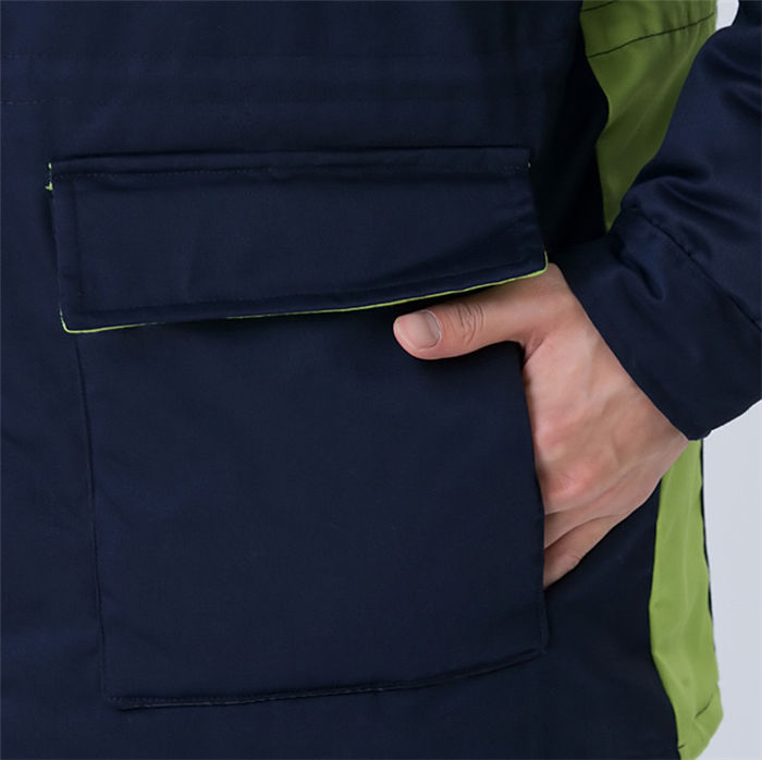 冬季工作服口袋設計