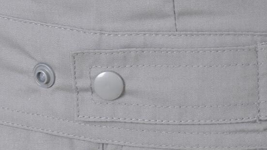 企業(yè)員工工作服款式圖(圖4) 下擺工藝