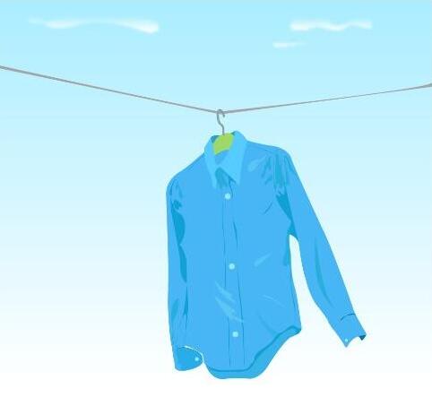 工作服晾曬方法