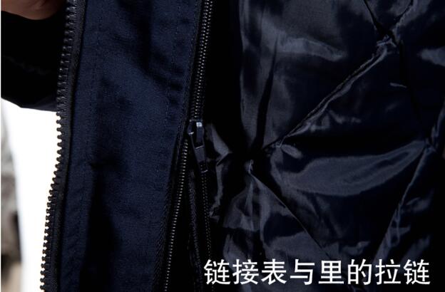 棉衣可拆卸內膽設計