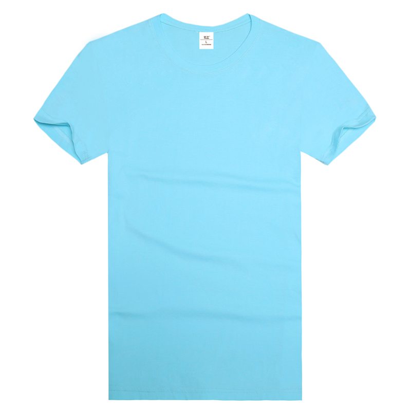 天藍(lán)色文化衫款式