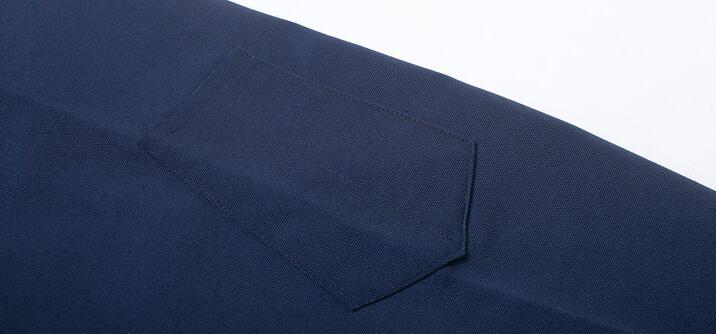 純棉長袖工作服款式圖片(圖4) 左袖插筆袋設(shè)計(jì)