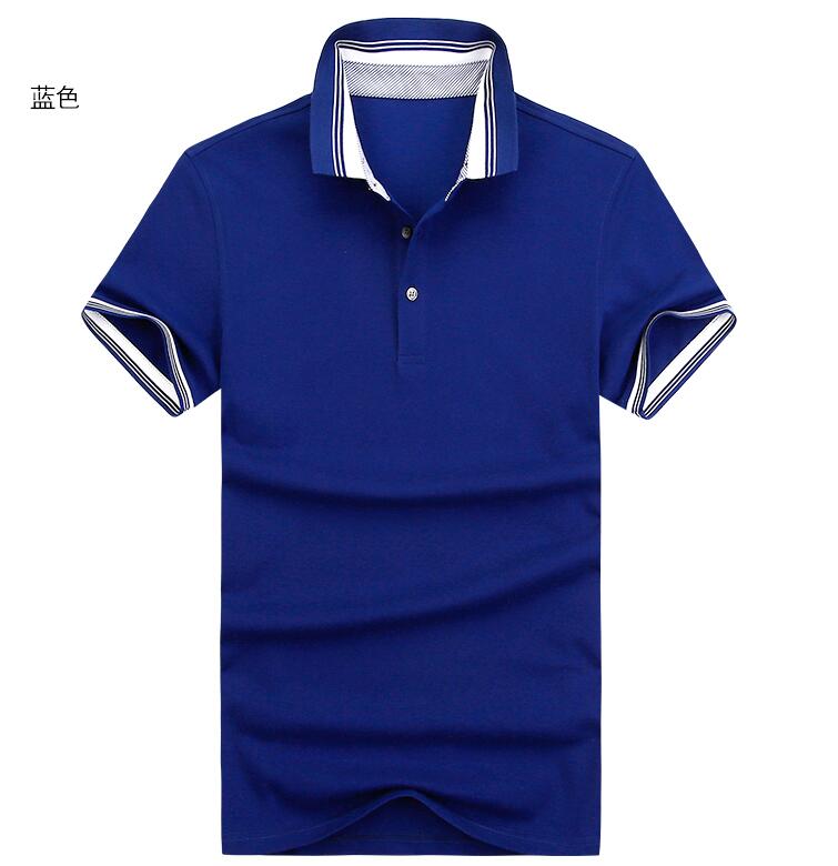 寶藍色T恤衫款式圖(圖4) 寶藍色T恤衫款式圖(圖4)