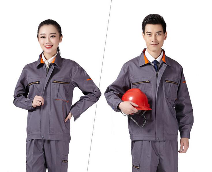 2017新款長袖工作服套裝系列(圖3) 男女款式展示圖片