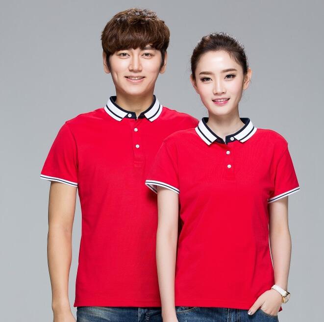 紅色T恤衫定制款式(圖2) 大紅色T恤衫款式圖