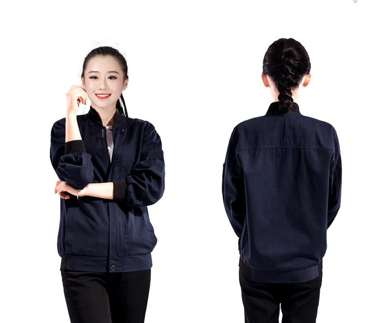 春秋時尚款員工工作服款式(圖2) 春秋時尚款員工工作服款式(圖2)