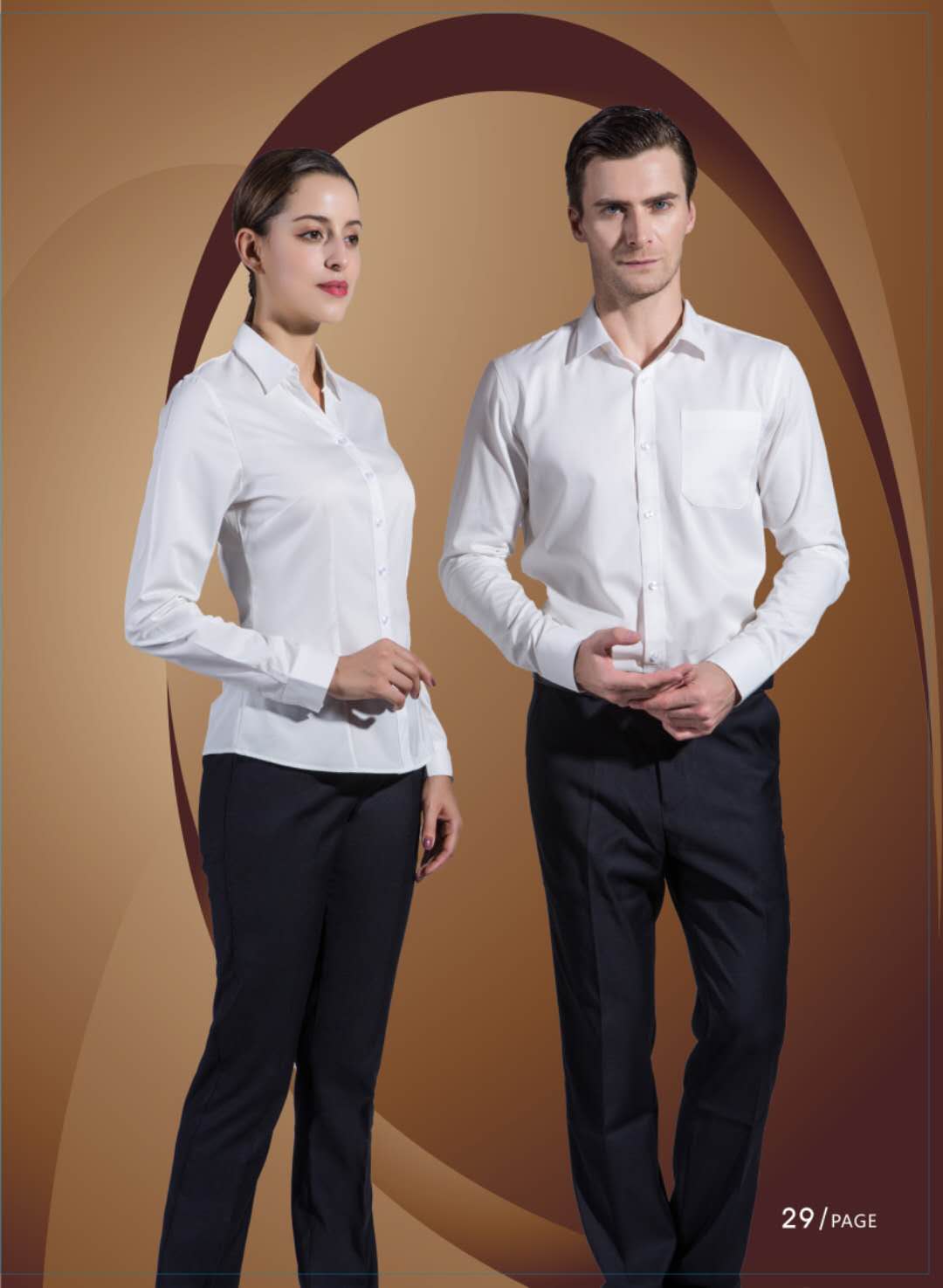 白色長袖襯衫訂做(圖1) 白色長袖襯衫訂做(圖1)