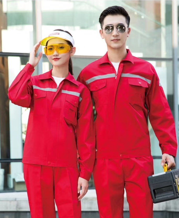 加油站防靜電工作服套裝(圖1) 加油站防靜電工作服套裝(圖1)