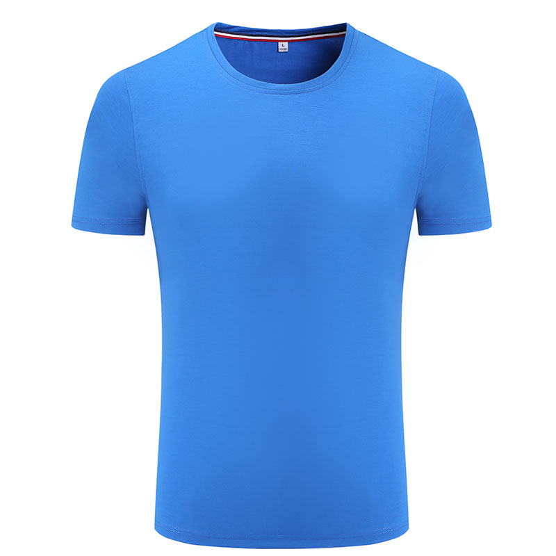 寶藍色純棉文化衫(圖1)